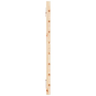 vidaXL Tête de lit murale 126x3x63 cm Bois massif de pin