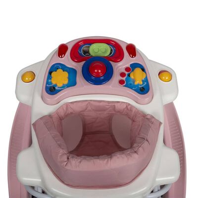 Bébé Walker – Pink – Trotteur et trotteur pliables avec ensemble de jeu 3  pièces –