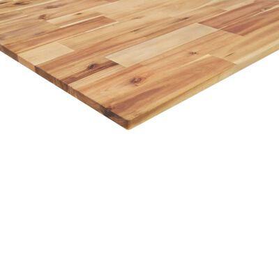 vidaXL Dessus de table rectangulaire 60x50x2 cm bois massif d'acacia