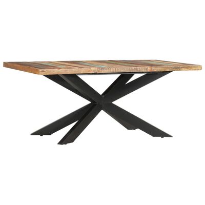 vidaXL Table de salle à manger 180x90x76cm Bois de récupération solide