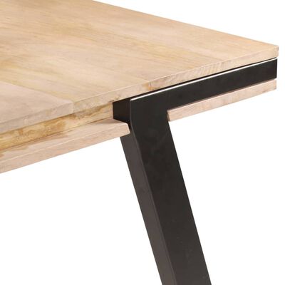 vidaXL Table à manger 180x90x76 cm Bois de manguier massif