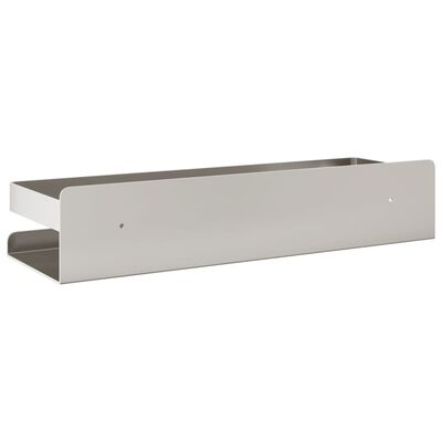 vidaXL Étagère de douche 30x10x6 cm acier inoxydable 304 brossé