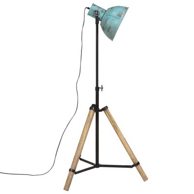 vidaXL Lampadaire 25 W bleu délavé 75x75x90-150 cm E27