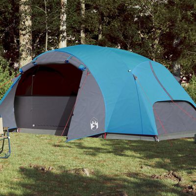 vidaXL Tente familiale Crossvent 8 personnes bleu imperméable