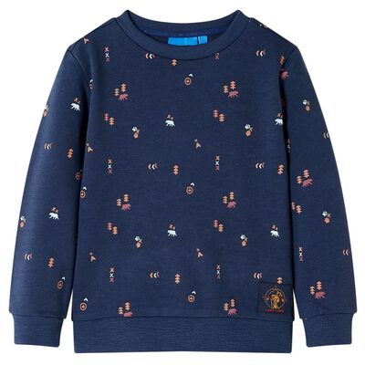 Sweatshirt pour enfants mélange bleu marine 104