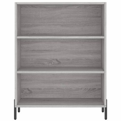 vidaXL Buffet haut Sonoma gris 69,5x34x180 cm Bois d'ingénierie