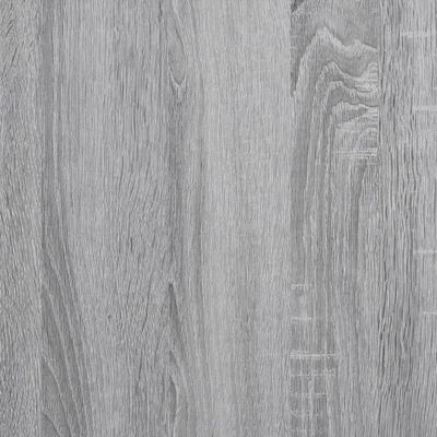 vidaXL Cadre de lit sonoma gris 140x190 cm bois d'ingénierie