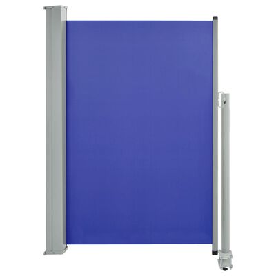 vidaXL Auvent latéral rétractable de patio 120x300 cm Bleu