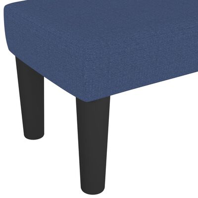 vidaXL Banc Bleu 70x30x30 cm Tissu