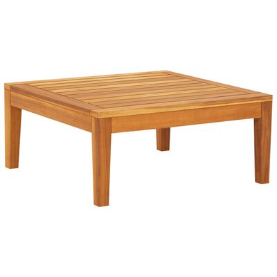 vidaXL Table de jardin 64x64x29 cm bois d'acacia massif