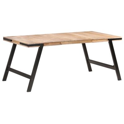 vidaXL Table à manger 180x90x76 cm Bois de manguier massif