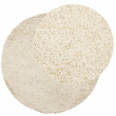 vidaXL Tapis shaggy PAMPLONA poils longs moderne doré Ø 240 cm