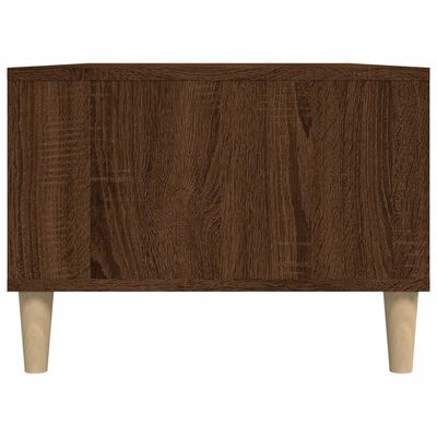 vidaXL Table basse Chêne marron 90x50x36,5 cm Bois d'ingénierie