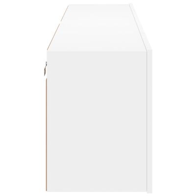 vidaXL Meubles TV muraux 2 pcs blanc 80x30x41 cm