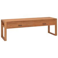 vidaXL Meuble TV 140x40x45 cm Bois de teck