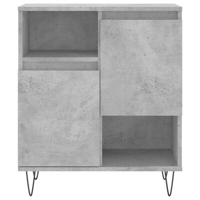 vidaXL Buffet Gris béton 60x35x70 cm Bois d'ingénierie