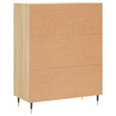 vidaXL Buffet chêne sonoma 69,5x34x90 cm bois d'ingénierie