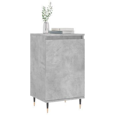 vidaXL Buffets 2 pcs gris béton 40x35x70 cm bois d'ingénierie