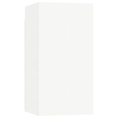 vidaXL Ensemble de meubles TV 4 pcs Blanc Bois d'ingénierie