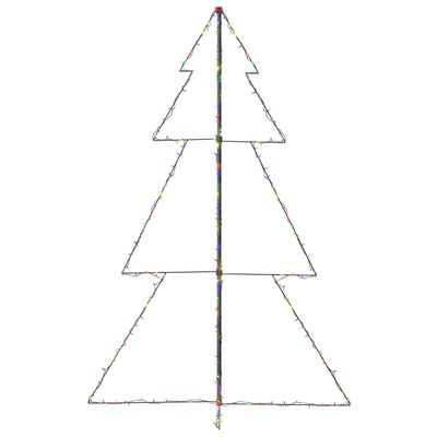 vidaXL Arbre de Noël cône 240 LED d'intérieur/d'extérieur 118x180 cm