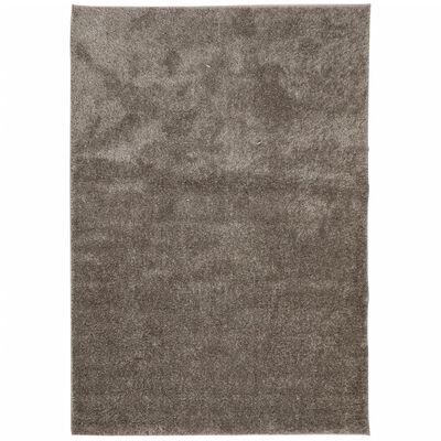 vidaXL Tapis ISTAN à poils longs aspect brillant gris 140x200 cm