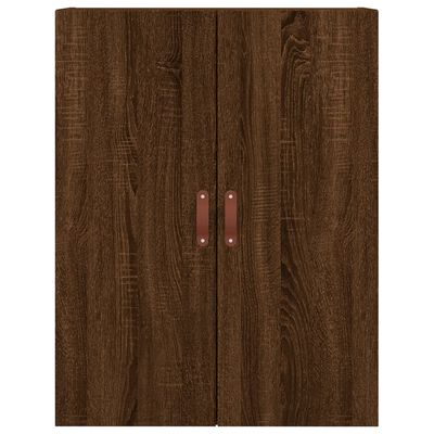 vidaXL Armoire murale chêne marron 69,5x34x90 cm