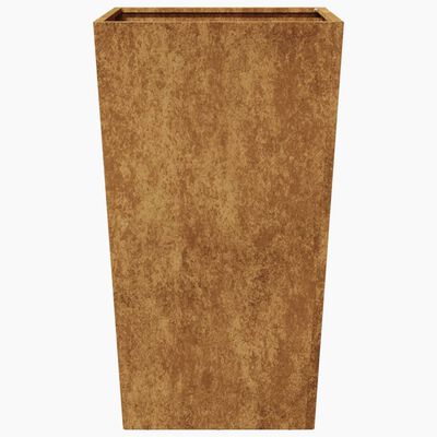 vidaXL Jardinières 2 pcs 45x45x75 cm acier corten