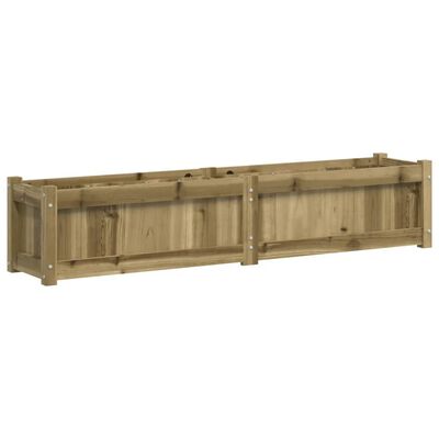 vidaXL Jardinière 150x31x31 cm bois de pin imprégné