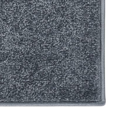 vidaXL Tapis à poils courts 200x290 cm Anthracite