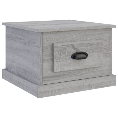 vidaXL Table basse Sonoma gris 50x50x35 cm Bois d'ingénierie