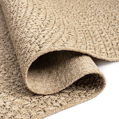 vidaXL Tapis 160x230 cm aspect jute intérieur et extérieur