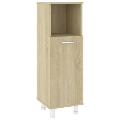 vidaXL Armoire de salle de bain Chêne sonoma Bois d'ingénierie