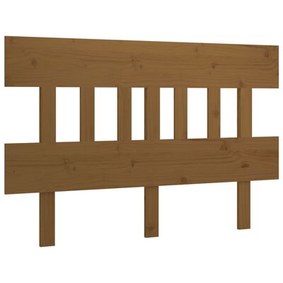 vidaXL Tête de lit Marron miel 183,5x3x81 cm Bois massif de pin