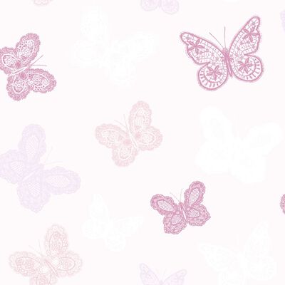 Noordwand Papier peint Kids @ Home Butterfly rose