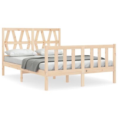 vidaXL Cadre de lit sans matelas 120x200 cm bois de pin massif