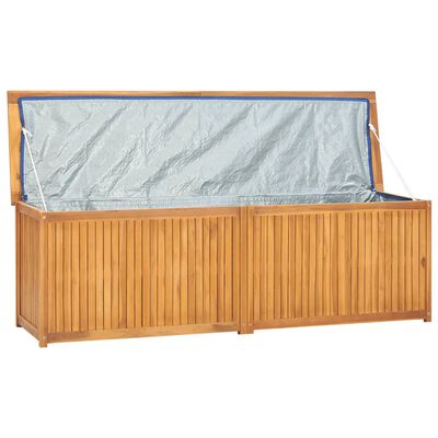 vidaXL Boîte de jardin 175x50x55 cm Bois massif de teck