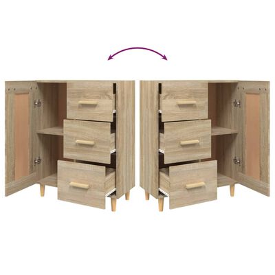 vidaXL Buffet Chêne sonoma 69,5x34x90 cm Bois d'ingénierie