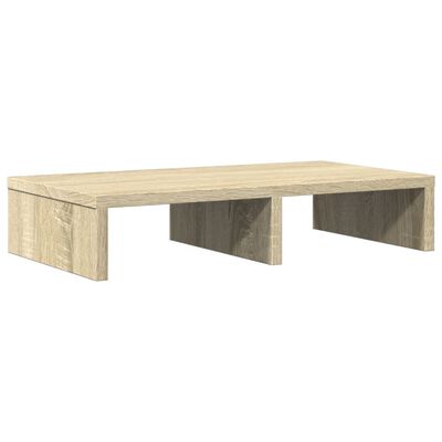 vidaXL Support de moniteur chêne sonoma 50x27x10 cm bois d'ingénierie