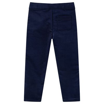 Pantalons pour enfants bleu marine foncé 116