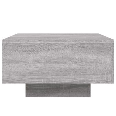 vidaXL Table basse sonoma gris 55x55x31 cm bois d'ingénierie