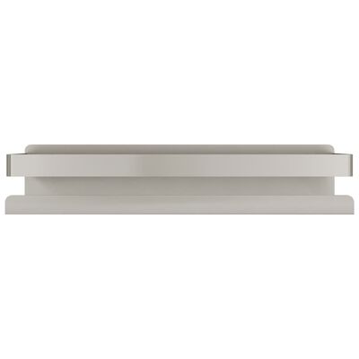 vidaXL Étagère de douche 30x10x6 cm acier inoxydable 304 brossé