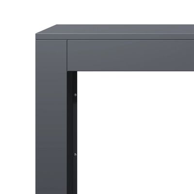 vidaXL Portant de bois de chauffage anthracite 100x40x80 cm acier