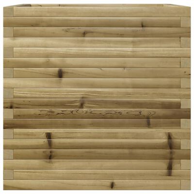 vidaXL Jardinière 70x70x68,5 cm bois de pin imprégné