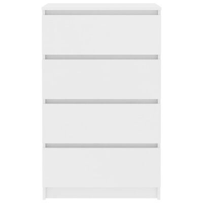 vidaXL Buffet Blanc 60x35x98,5 cm Bois d'ingénierie