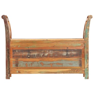 vidaXL Banc d'entrée 103x33x72 cm Bois de récupération solide