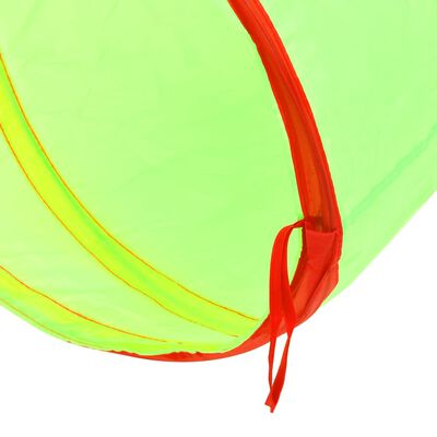 vidaXL Tunnel de jeu pour enfants avec 250 balles Vert 175cm Polyester