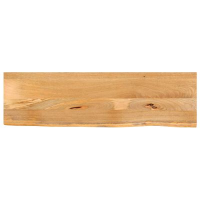 vidaXL Dessus de table à bord vivant 120x40x3,8cm bois massif manguier