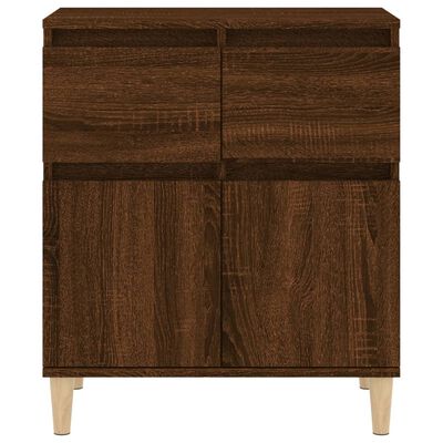 vidaXL Buffet Chêne marron 60x35x70 cm Bois d'ingénierie