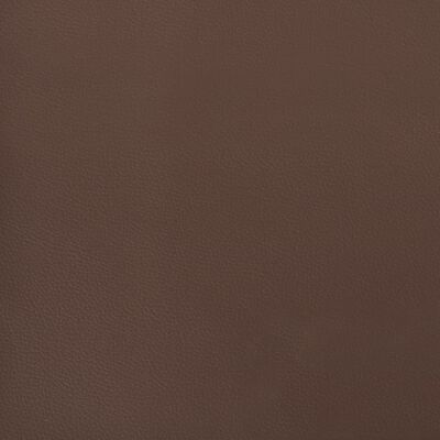 vidaXL Panneaux muraux 12 pcs Marron 90x15 cm Similicuir 1,62 m²