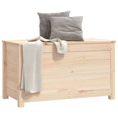 vidaXL Boîte de rangement 80x40x45,5 cm Bois massif de pin